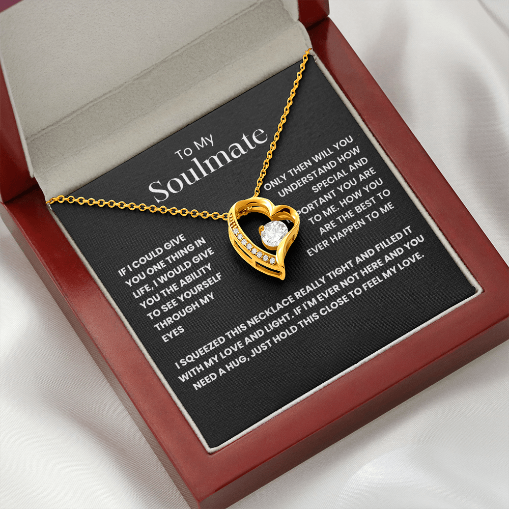 To My Soul Mate- Forever Love Necklace
