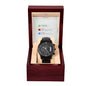 - Black Chronograph Watch
