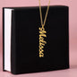 Vertical Custom Name Necklace