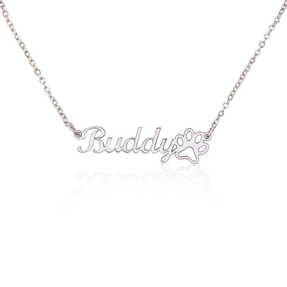 Name & Paw: Custom Crafted Pendant Necklace