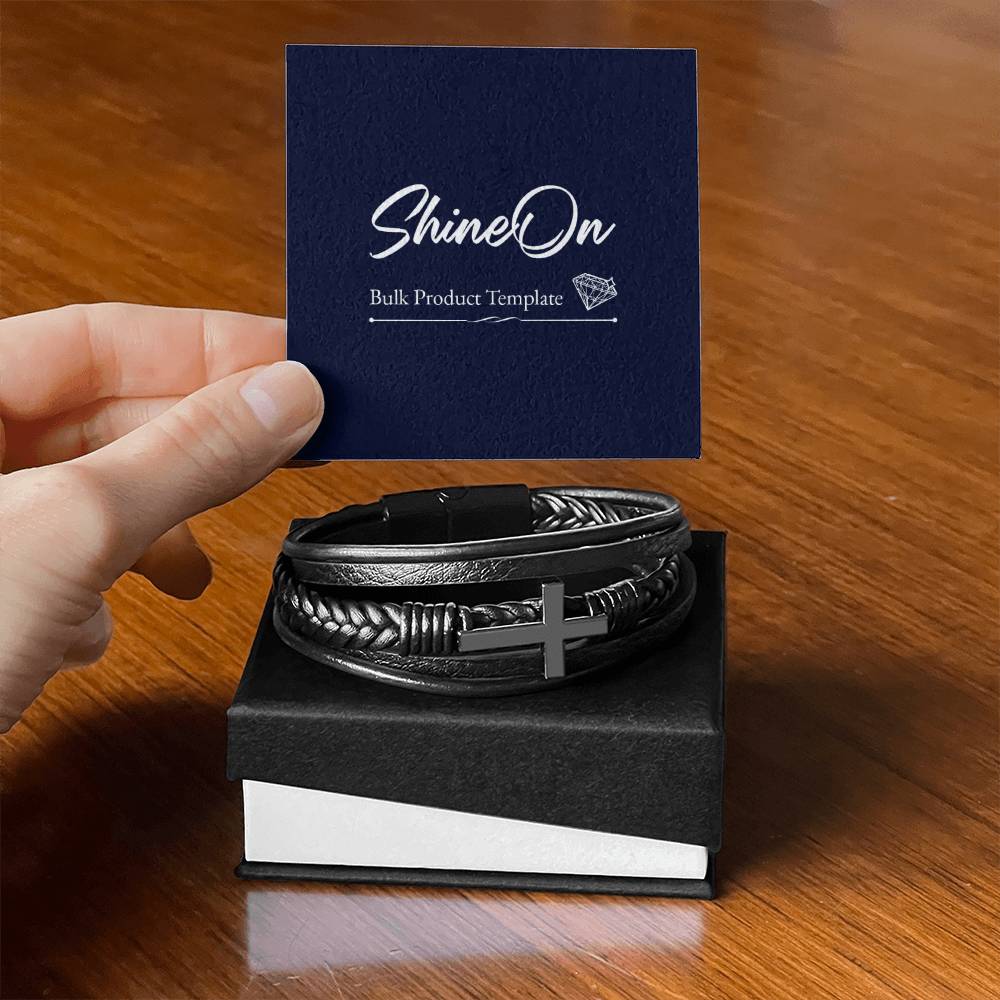 Men's Cross Bracelet
