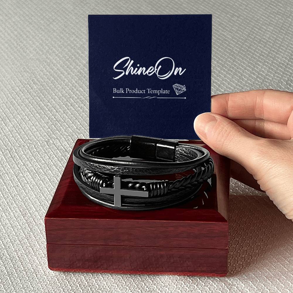 Men's Cross Bracelet