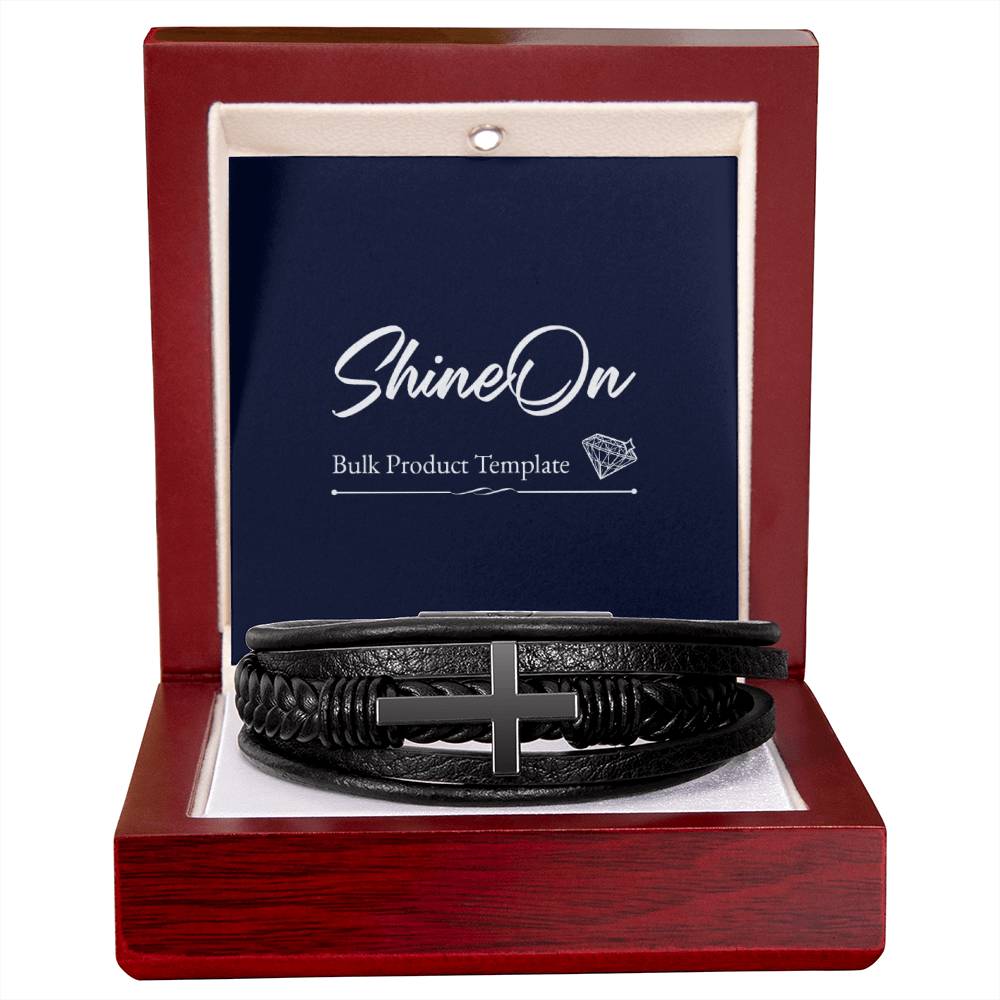 Men's Cross Bracelet