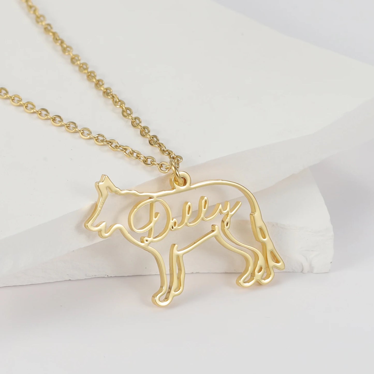 Custom Dog Necklace with Name Personalized