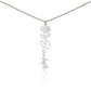 No Rain, No Flowers - Personalized Birth Flower & Name Necklace
