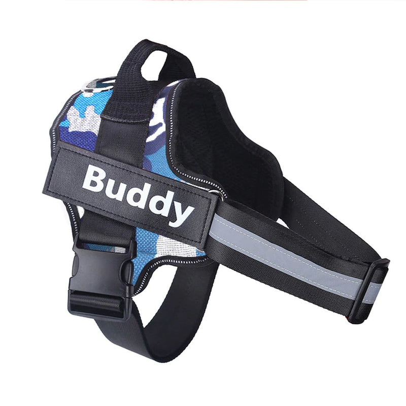 Personalized Dog Harness NO PULL Reflective Breathable Pet Harness Vest for Small Large Dog Outdoor Walk Training Accessories