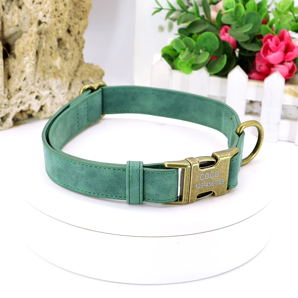 Personalized Engraved Buckle Pet Collars