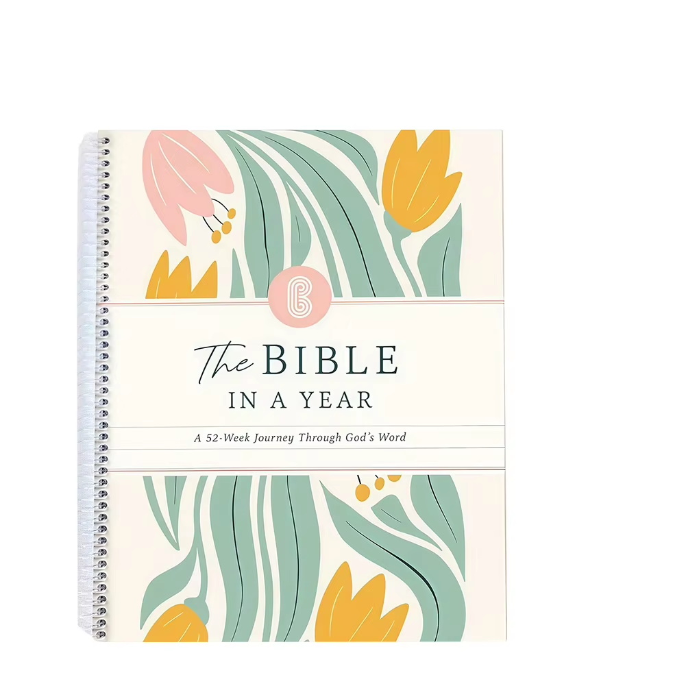 The Bible in a Year Bible Study Guide a 52-Week Study Plan Notebook 