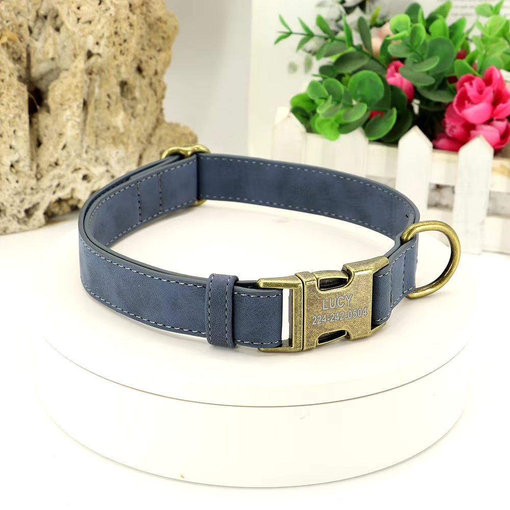 Personalized Engraved Buckle Pet Collars