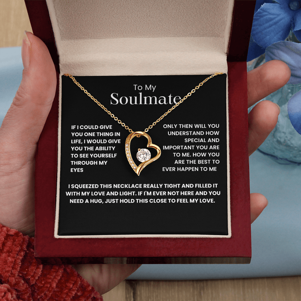 To My Soul Mate- Forever Love Necklace