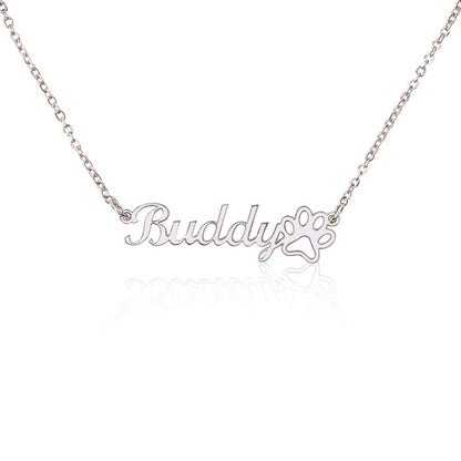Name & Paw: Custom Crafted Pendant Necklace