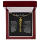 No Rain, No Flowers - Personalized Birth Flower & Name Necklace