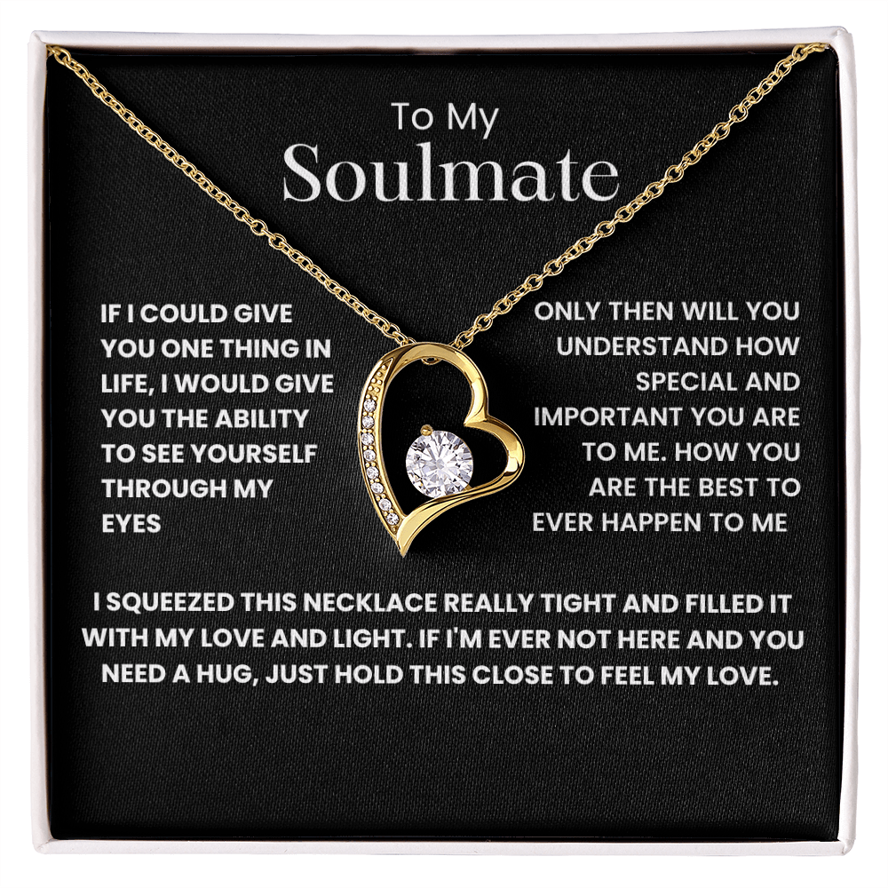To My Soul Mate- Forever Love Necklace