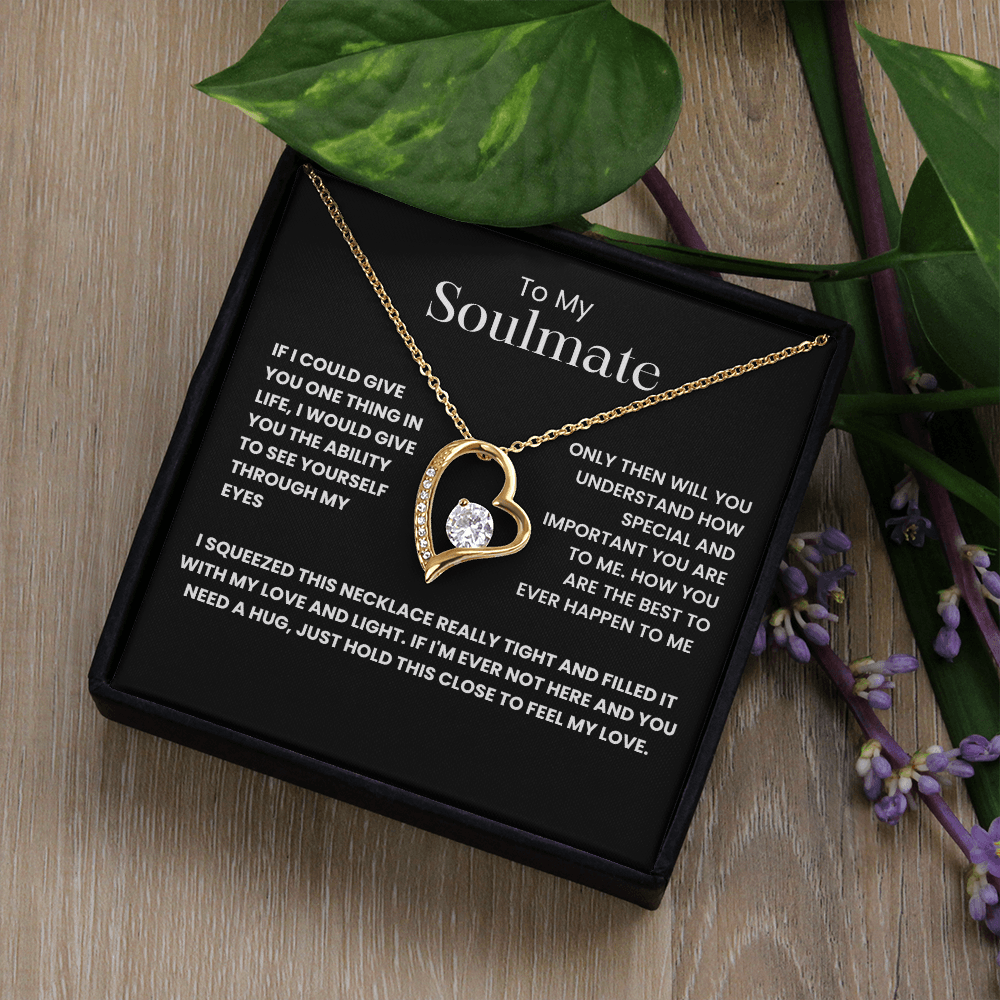 To My Soul Mate- Forever Love Necklace
