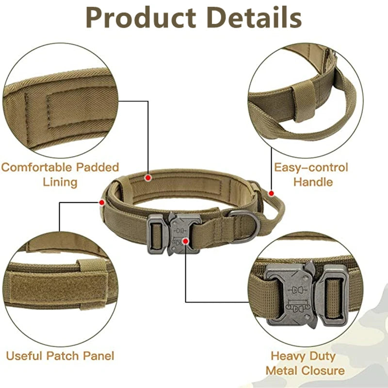 Tactical Dog Collar & Leash Set 